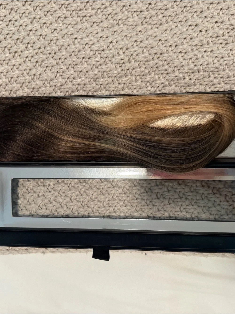 BELLAMI Brown to Honey Blonde Ombre Clip-In Extension